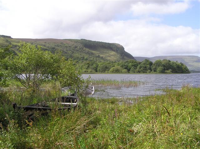 Glenade Lough, County Leitrim, the small lake where the 1722 Dobhar-chú legend is set