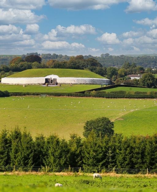 Newgrange passage tomb, County Meath, Ireland &mdash; a 5,200-year-old Neolithic monument older than Stonehenge and the Egyptian pyramids