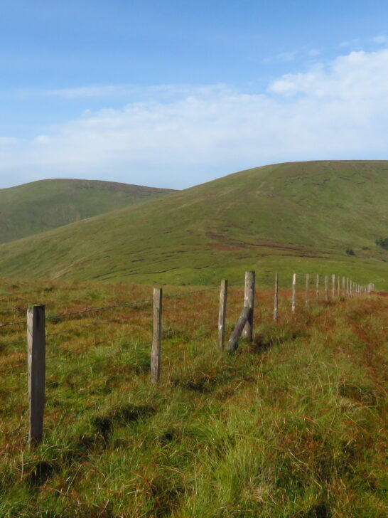 The Sperrin Mountains ridgeline near Oughtmore, County Tyrone