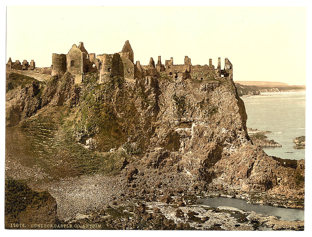 The Spanish Armada Shipwreck Below Dunluce Castle