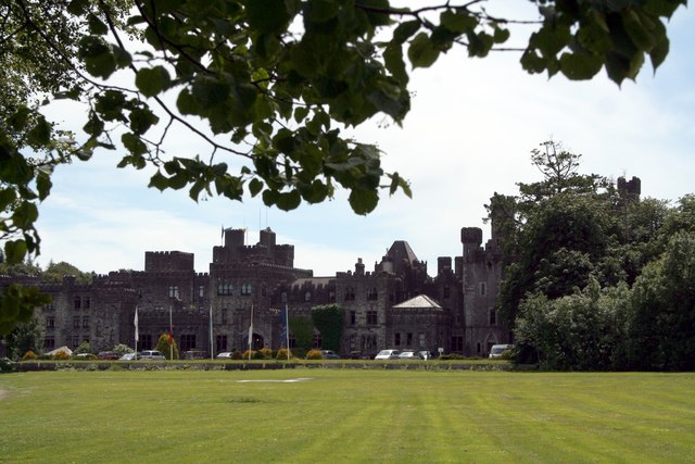 Ashford Castle exterior grounds, Cong, Co. Mayo, Ireland
