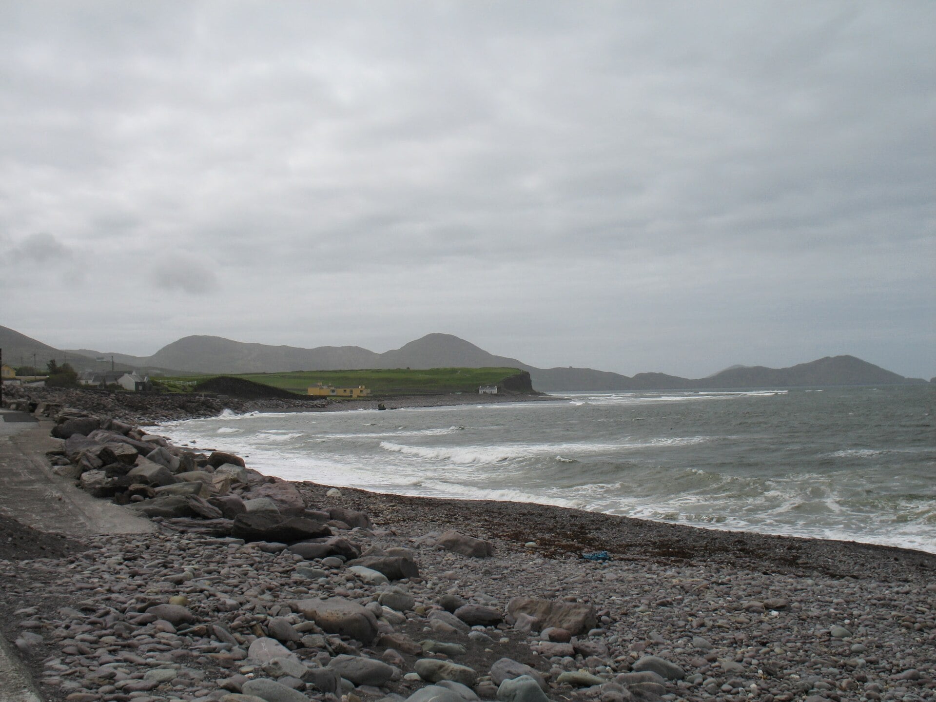 Rocky Atlantic shoreline along the Ring of Kerry coast road