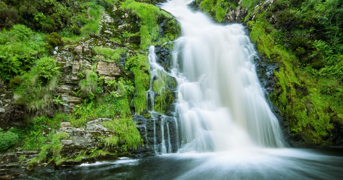 Gleninchaquin Waterfall, County Kerry