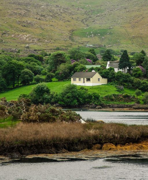 Rural Irish countryside near Doolin, County Clare — the kind of landscape where Irish townlands have been named for over 1,000 years