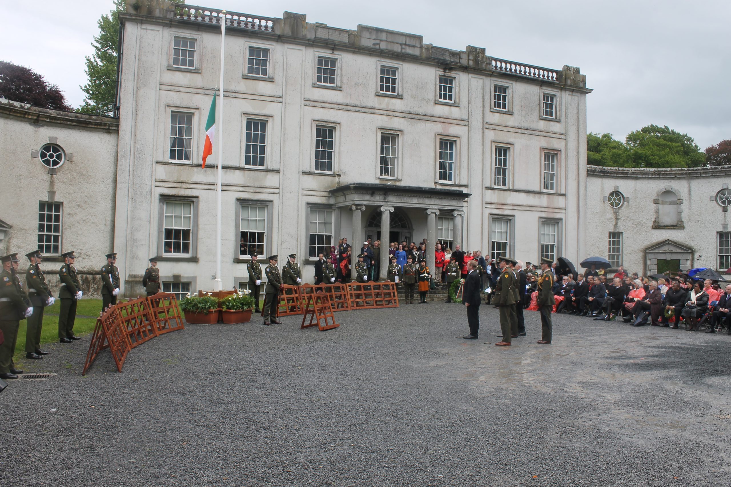 Strokestown Park House, the Georgian Palladian mansion built by the Mahon family in County Roscommon