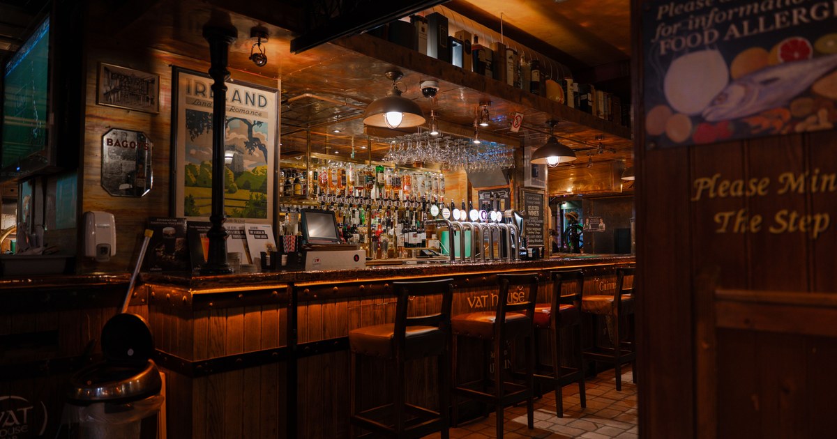The GAA pub on match day, Irish pub