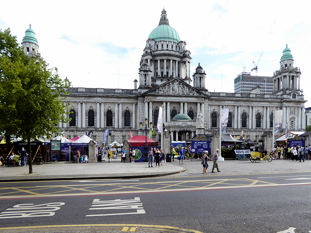Belfast City Hall, Northern Ireland, a historic domed civic building