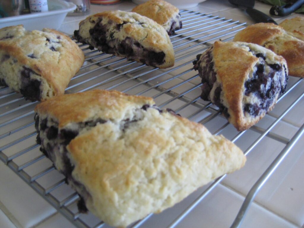 Blueberry scones