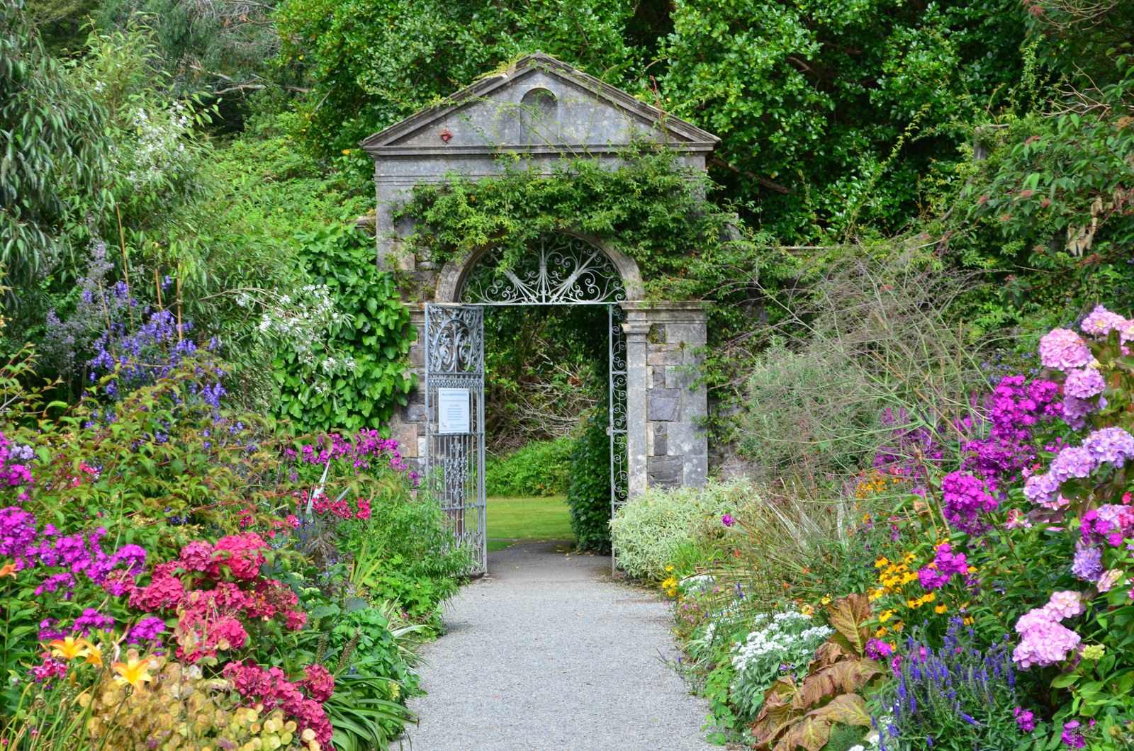 Garinish Island walled garden