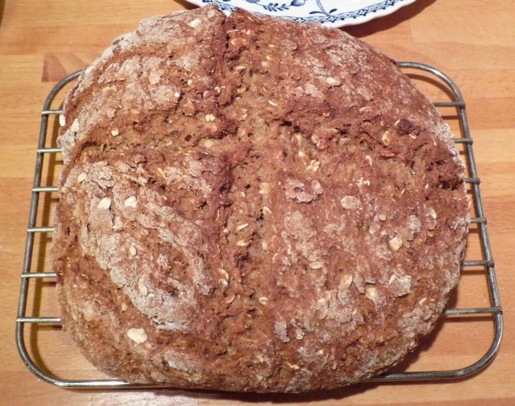 A loaf of soda bread