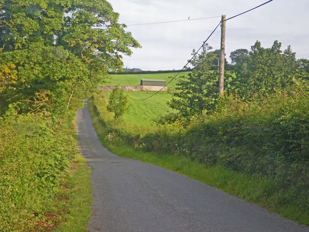 A country road in Ireland