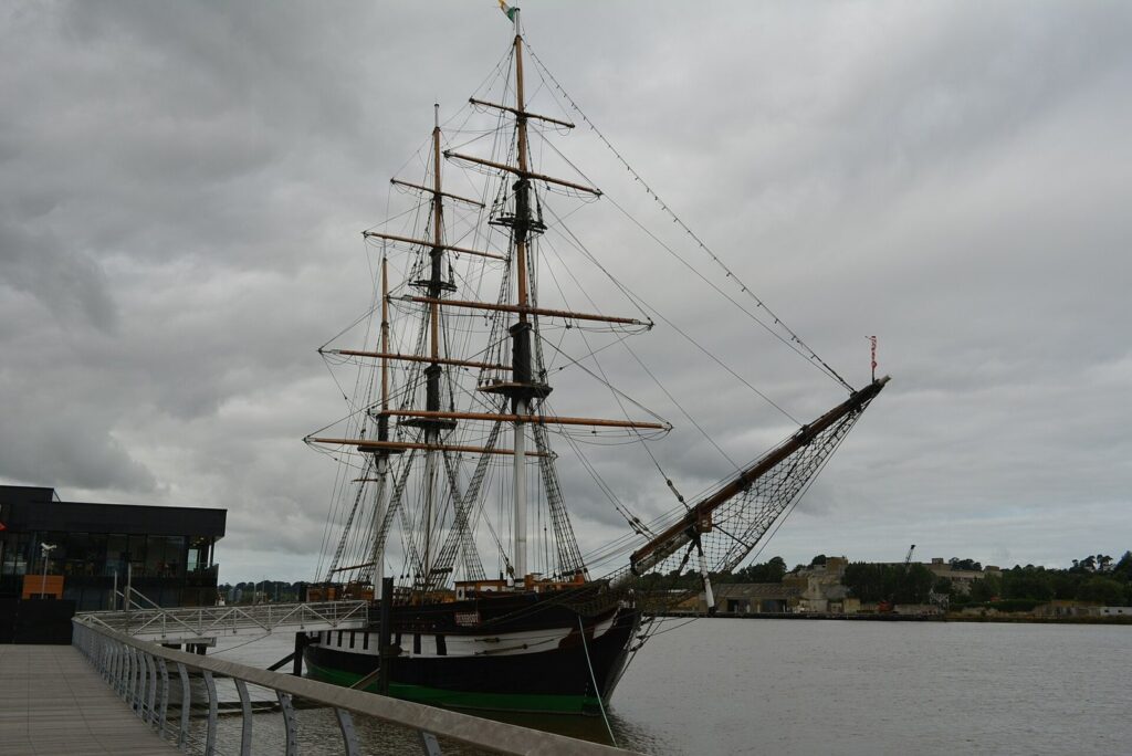 The Dunbrody famine ship at New Ross, County Wexford