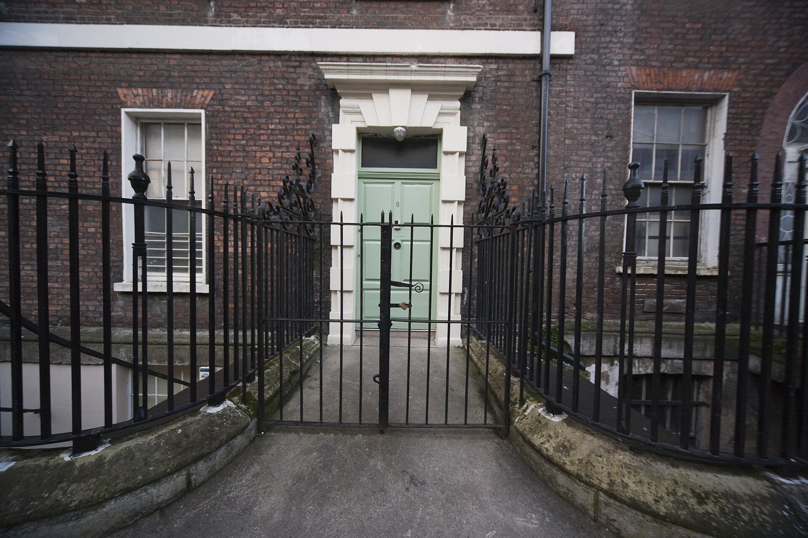 Residential doorway on Henrietta Street, Dublin