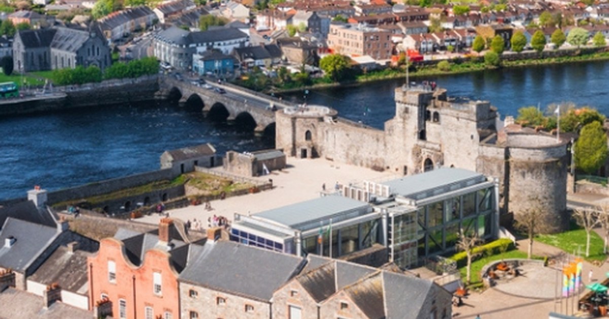 King John's Castle and the River Shannon, Limerick city