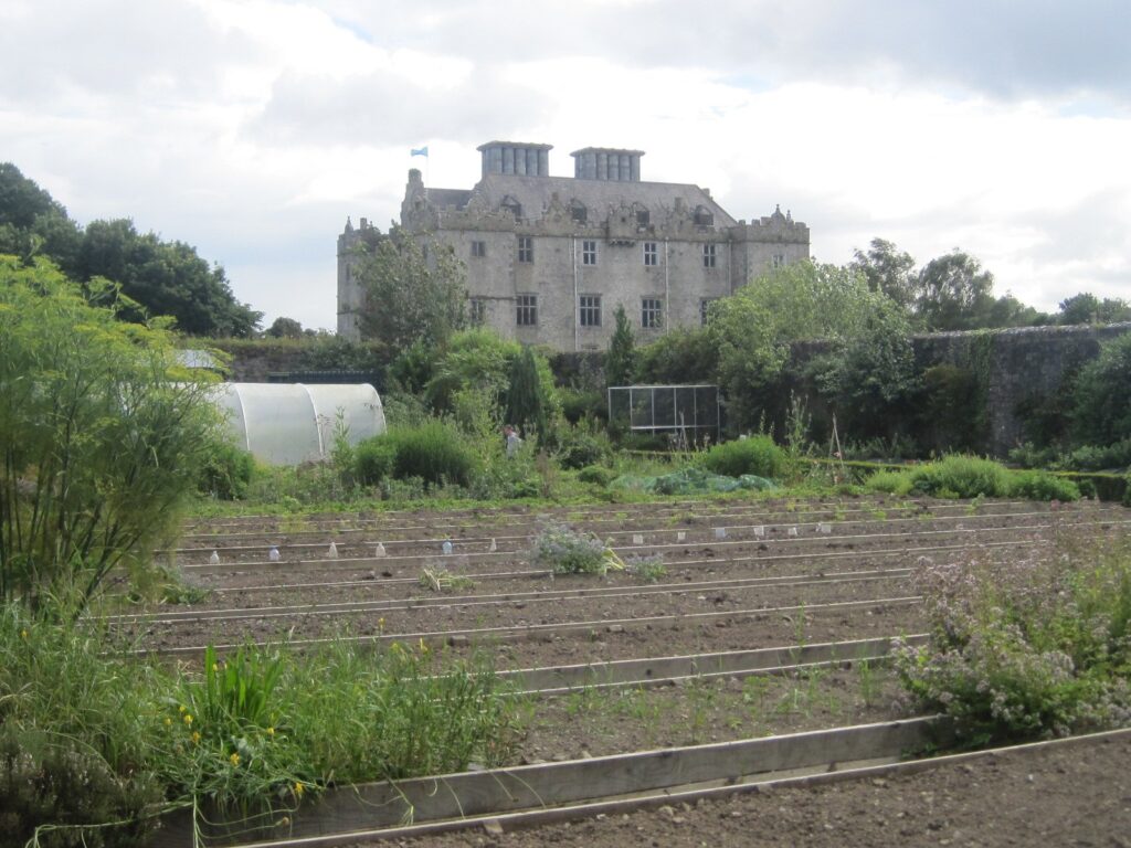 Portumna Castle and its walled kitchen garden
