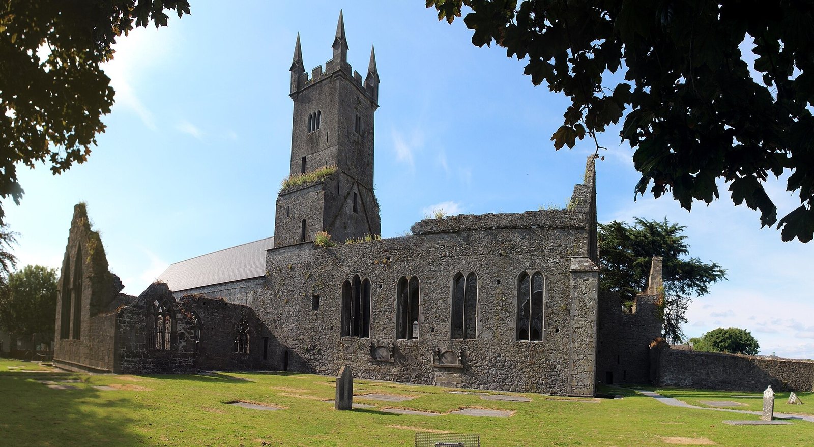 The ruins of Ennis Friary in County Clare