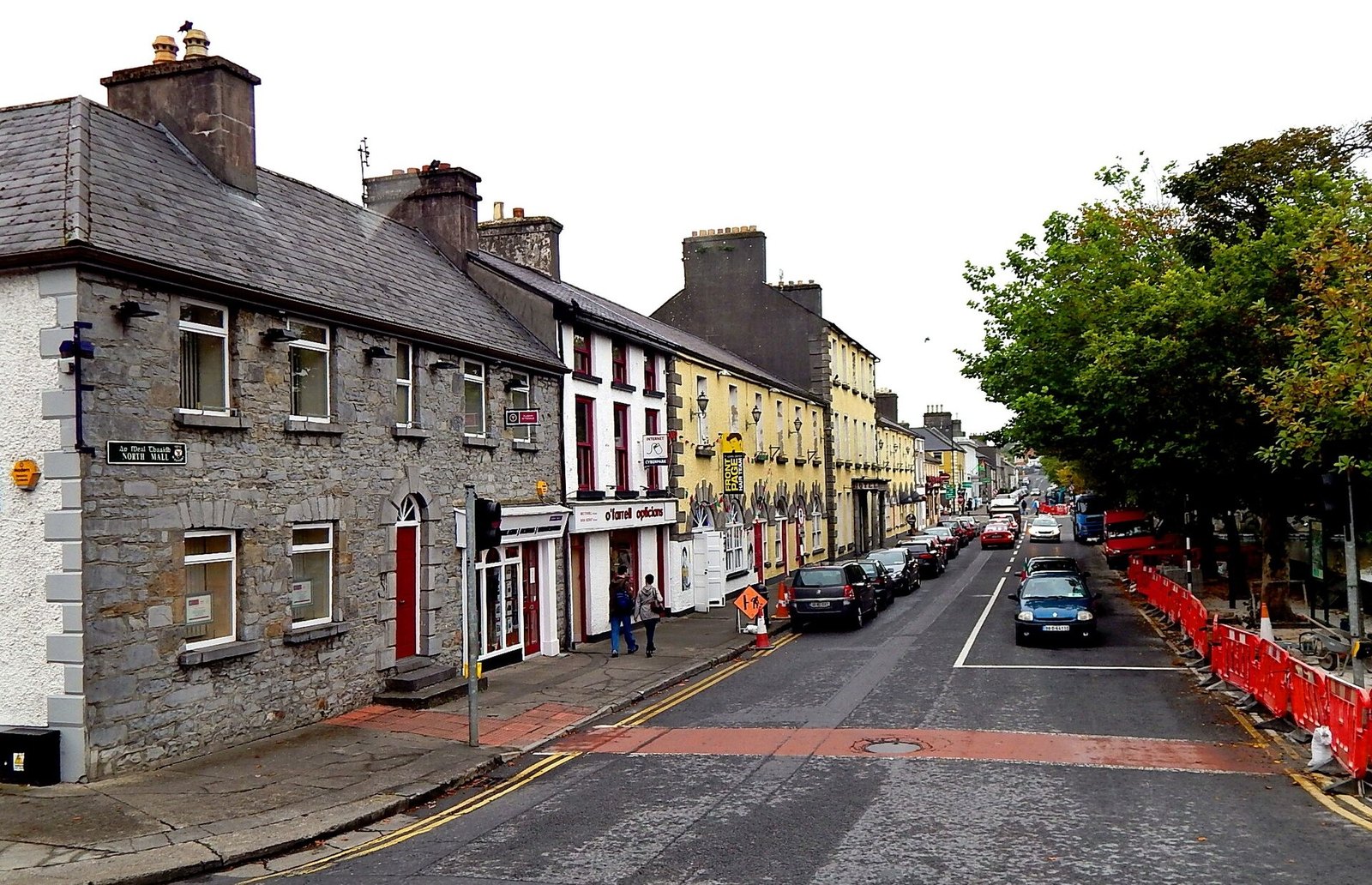 Stone buildings on the North Mall in Westport, County Mayo